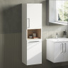 Пенал VITRA ROOT GROOVE высокий правосторонний с корзиной для белья, глянцевый белый 66231